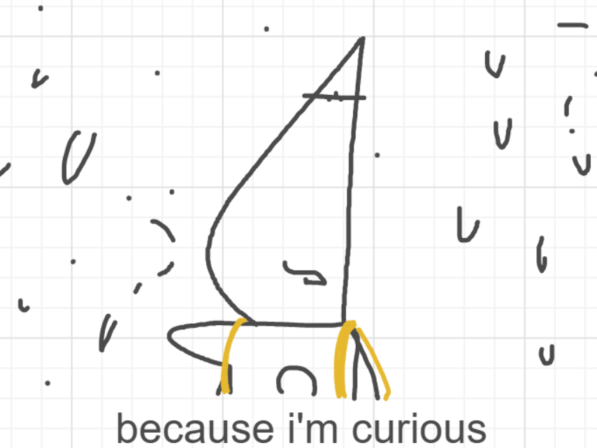 A panel from I've Been Everywhere, Man, episode nine of the Board Boards object show by Furretwalk/WalkingFurret.